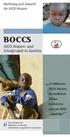 BOCCS. AIDS-Waisen- und Schulprojekt in Sambia. Hoffnung und Zukunft für AIDS-Waisen