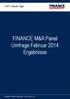 FINANCE M&A Panel Umfrage Februar 2014 Ergebnisse