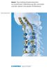 Operationstechnik. Axon. Top-loading-Implantatsystem zur posterioren Stabilisierung der zervikalen und der oberen thorakalen Wirbelsäule.