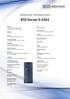 BSS Server S-5502. Technische Daten - BSS Enterprise Solution. business solutions. LAN 10/100/1000 MBit/s