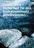 Dusch WCs Sicherheit für das Trinkwassernetz gewährleisten