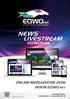 NEWS LIVESTREAM. EQWOtube ONLINE-MEDIADATEN 2016 WWW.EQWO.NET. www.eqwo.net ANFRAGEN UNTER: ADS@EQWO.NET +43 463 287 222-61