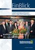 EinBlick. Raiffeisen DER Partner für die regionale Wirtschaft. EinBlick Nr. 5 / Okt. 2011
