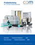 Produktkatalog LWL- und Kupfer-Verkabelungslösungen