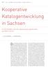 Kooperative Katalogentwicklung in Sachsen