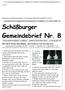 Schäßburger Gemeindebrief Nr. 8 Revista Parohiei Evanghelice C.A. Sighi oara / paginile 8-9 sunt în limba român / nr. 8 advent 2006 - III