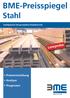 BME-Preisspiegel. Stahl. Preisentwicklung Analyse Prognosen. Stahlpreise/Vorprodukte/Stahlschrott. BMEnet GmbH