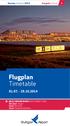 flugplan Timetable 01.07. - 25.10.2014 Sommer Summer 2014 ausgabe edition 2