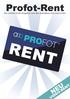 Stand: 9.09.15. Profot-Rent Ein echtes Profi-Angebot von der Aufnahme bis zum Licht: