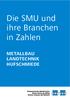 Die SMU und ihre Branchen in Zahlen. Metallbau Landtechnik