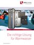 BRAUCHWARMWASSER-BEREITUNG. Die richtige Lösung für Warmwasser. www.alpha-innotec.ch