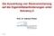 Die Auswirkung von Rückversicherung auf die Eigenmittelanforderungen unter Solvency II Prof. Dr. Dietmar Pfeifer