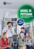 MOBIL IN POTSDAM. Serviceheft zu Bahnen, Bussen und Fähre gültig ab 14. Dezember 2014. Echt Potsdam.