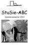 StuSie-ABC. Sommersemester 2013. Foto: Gerd Altmann/Shapes:AllSilhouettes.com / pixelio.de
