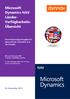 Microsoft Dynamics NAV. Länder- Verfügbarkeits- Übersicht. Deutschsprachige Ausgabe für Deutschland, Österreich und die Schweiz. 06.