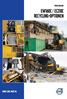 Ew160C / EC210C RECYCLING-OPTIONEN