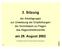 3. Sitzung. am 29. August 2002. der Arbeitsgruppe zur Umsetzung der Empfehlungen der Kommission zu Fragen des Abgeordnetenrechts