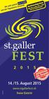 www.stgallerfest.ch freier Eintritt