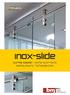 inox-slide sürme kapilar - porte scorrevoli sliding doors - Schiebetüren