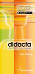 www.didacta.de Jetzt Programm online planen: www.didacta-koeln.de/programm oder mit der offiziellen App zur didacta 2016 Frühe Bildung
