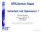 Effizienter Staat. Sicherheit und Opensource? Christoph Herrmann science + computing ag Friedrichstr. 50 10117 Berlin