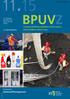 BPUVZ. Zeitschrift für betriebliche Prävention und Unfallversicherung. Gefahrstoffmanagement. Schwerpunkt