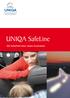 UNIQA SafeLine. Die Sicherheit einer neuen Generation.