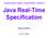 Java Real-Time Specification