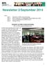 Newsletter 2/September 2014