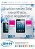 99, 199, Auch im neuen Jahr, neue Preise, neue Angebote! 01/ 2013 Angebote Neuheiten Highlights. ipad mini WIFI. iphone 5. 29,95 /Monat LTE 16 GB
