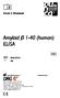 Amyloid β 1-40 (human) ELISA