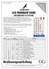 LED PROGRAM CARD SKYWALKER & FLYFUN. Bedienungsanleitung