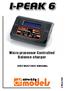 Micro processor Controlled Balance charger INSTRUCTION MANUAL ENGLISH