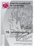 78. Jahrestagung. Deutsche Gesellschaft für Kardiologie Herz- und Kreislaufforschung e.v. German Cardiac Society. 11. - 14. April 2012.