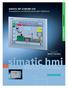 SIMATIC MP 270B/MP 370 Visualisieren auf Multifunktionaler Plattform. Kurzbeschreibung Vorabinformation
