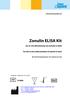 Zonulin ELISA Kit. Zur in vitro Bestimmung von Zonulin in Stuhl. For the in vitro determination of zonulin in stool K 5600. Arbeitsanleitung/Manual