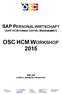 OSC HCM WORKSHOP 2015
