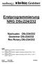Erstprogrammierung NRG DSc224/232