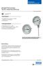 Bimetall-Thermometer Typ 52, Industrieausführung