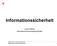 Informationssicherheit