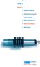 Katalog. Sensoren. Induktive Sensoren. Optoelektronische und. Laser Sensoren. Ultraschall Sensoren. Kapazitive Sensoren.