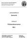 Laborpraktikum Sensorik. Versuch. Füllstandssensoren PM 1