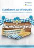 Startbereit zur Wiesnzeit. Mit Oktoberfest-Spezialitäten begeistern & profitieren! Backtoberfest