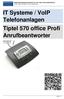 IT Systeme / VoIP Telefonanlagen Tiptel 570 office Profi Anrufbeantworter