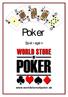 Poker. Spielregeln. www.worldstoreofpoker.de
