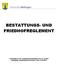 BESTATTUNGS- UND FRIEDHOFREGLEMENT