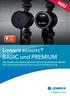 Lowara ecocirc BASIC und PREMIUM DIE NEUEN HOCHEFFIZIENTEN HEIZUNGSUMWÄLZPUMPEN MIT DER PATENTIERTEN ANTI-BLOCK-TECHNOLOGIE