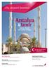 Antalya. & Izmir. city airport bremen. Sonne, Strand und antike Schätze. Sommerflugplan 2014 Kurs Sonne: Sommerflugplan zum Herausnehmen