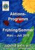 Aktions- Programm. Frühling/Sommer