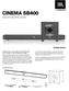 CINEMA SB400 powered soundbar speaker